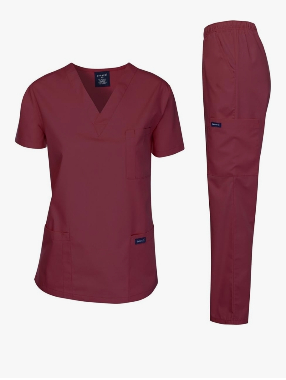 🎉 NWT Burgundy Scrub Set